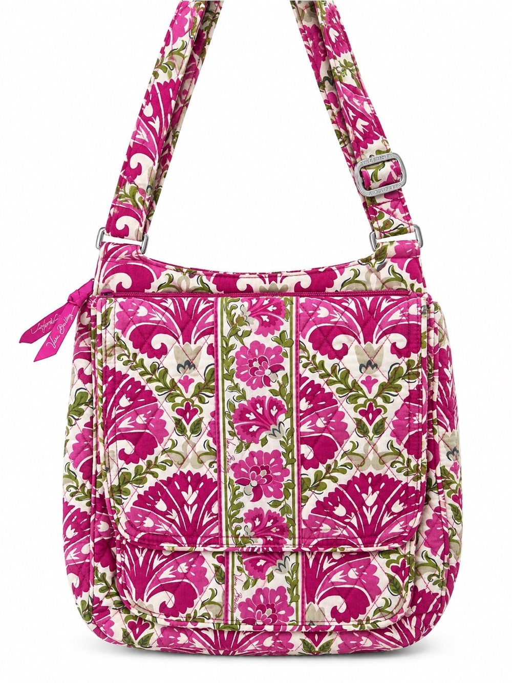 Vera Bradley Hipster Crossbody Bag Julep Tulip Pink Floral Retired